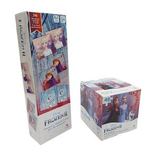Disney Frozen II 48 pc Puzzle Memory Match Cards Game Set Of 2